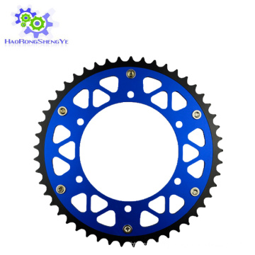 Motorcycle conveyor chain sprockets